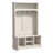 Coat Rack with Shoe Storage,  Hall Tree with Shoe Bench, 4 Shoe Cubbies, 1-TierTop Storage-129606409