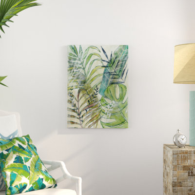 « layers palms i »-impression sur toile
