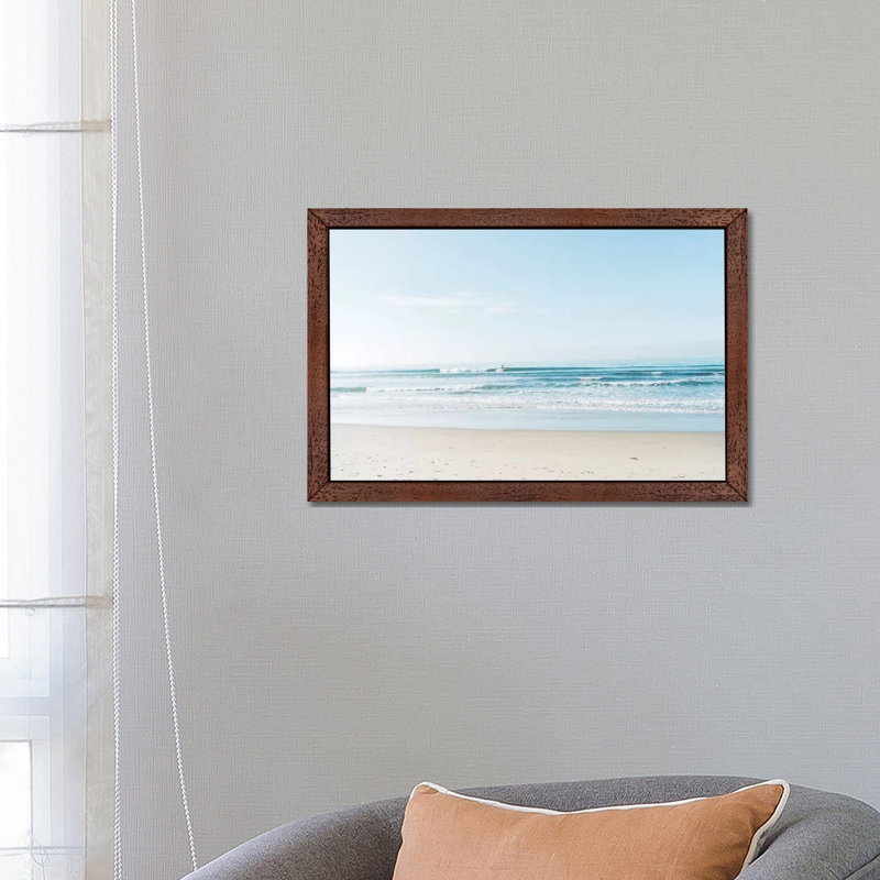 California Surfing II 1 Piece Wall Art on Canvas, 101.6 cm H x 66.04 cm W, Brown Floater Framed