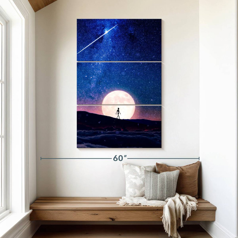 Kelan Space Walking Dead, 50" H x 32" W
