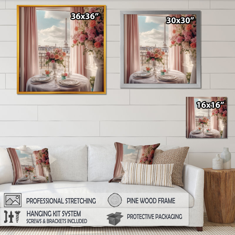 «Beautiful View of London UK», reproduction, H 16 po x l 16 po x P 1 po, Toile tendue
