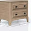 Table de chevet 2 tiroirs avec finition sable