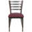Kendall Clear Coated Ladder Back Metal Restaurant Chair-94568939-68072809