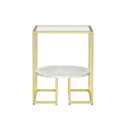 Klinges Frame End Table with Storage