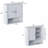 Multi-Functional Bathroom Wall Mounted Storage Cabinet With Adjustable Shelves For Laundry Room & Kitchen & Living Room-342357636