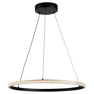 Luminaire suspendu DEL Najayah 30 W noir