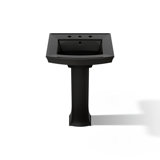 Archer 24" Rectangular Pedestal Bathroom Sink with Widespread Faucet Holes
