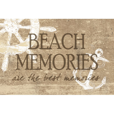 Beach Memories - Wrapped Canvas Print