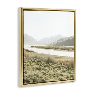 Cadre flottant River Mountains Peace, design par Leah Straatsma