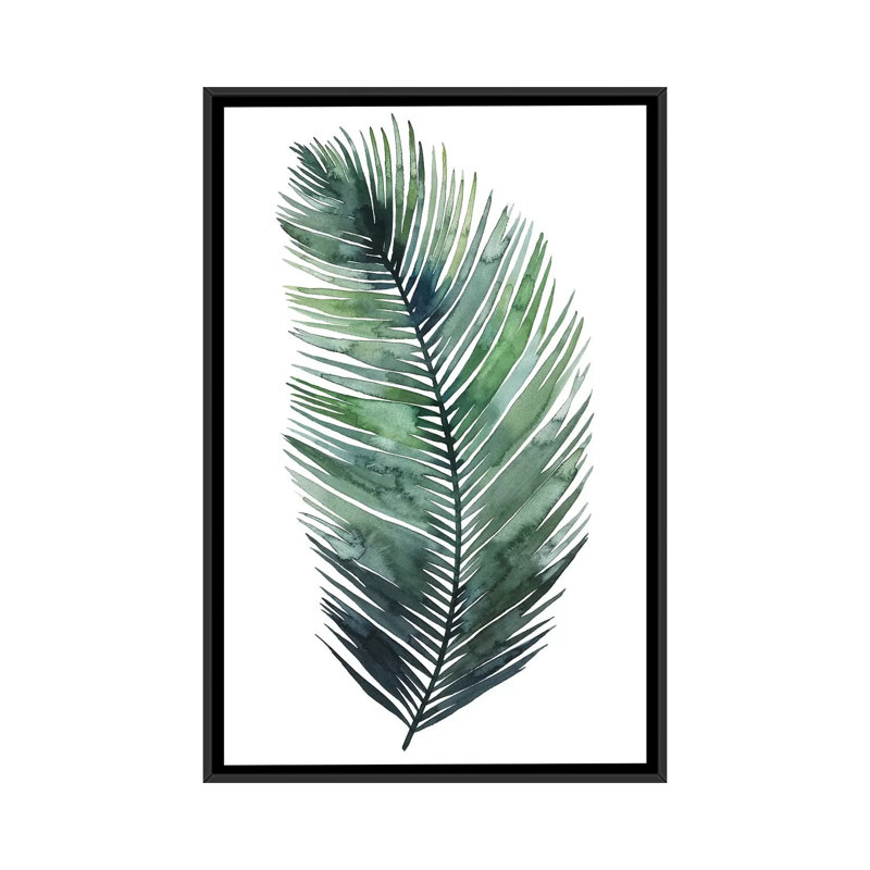 Reproduction d'art sur toile, H 26 po x l 18 po x P 1,5 po, Toile avec cadre flottant noir, Pas de tapis