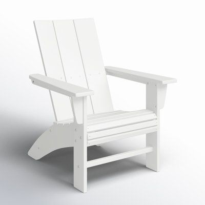 POLYWOOD Modern Curveback Adirondack Chair