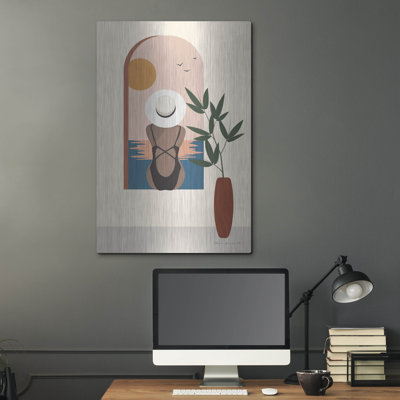 Art mural en métal «Luxe Traveller 3» par Omar Escalante