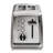 Hamilton Beach® Modern 2 Slice Stainless Steel Toaster
