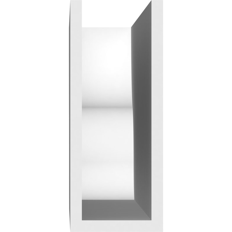 Queue de chevron standard en PVC de qualité architecturale Greensboro, H 10 po x L 4 po x P 36 po