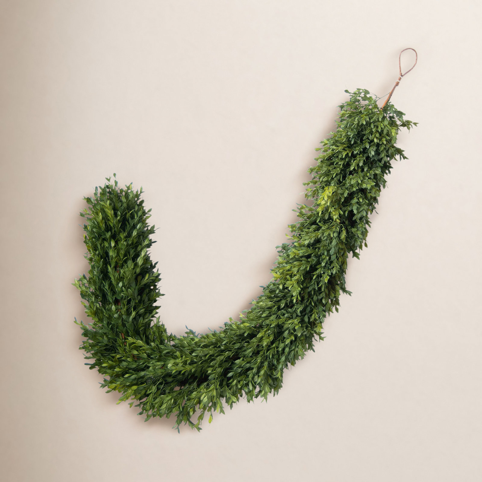 60'' in. Faux Boxwood Garland