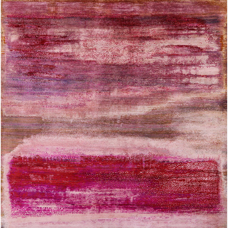 Abstract Indoor Rug, Square 3'