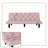 Adjustable Tufted Futon Sofa Bed with High - Density Sponge-1060983197