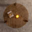 Table basse ronde et rustique