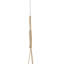 Leaf Embossed Hanging Cylinder Round Planter