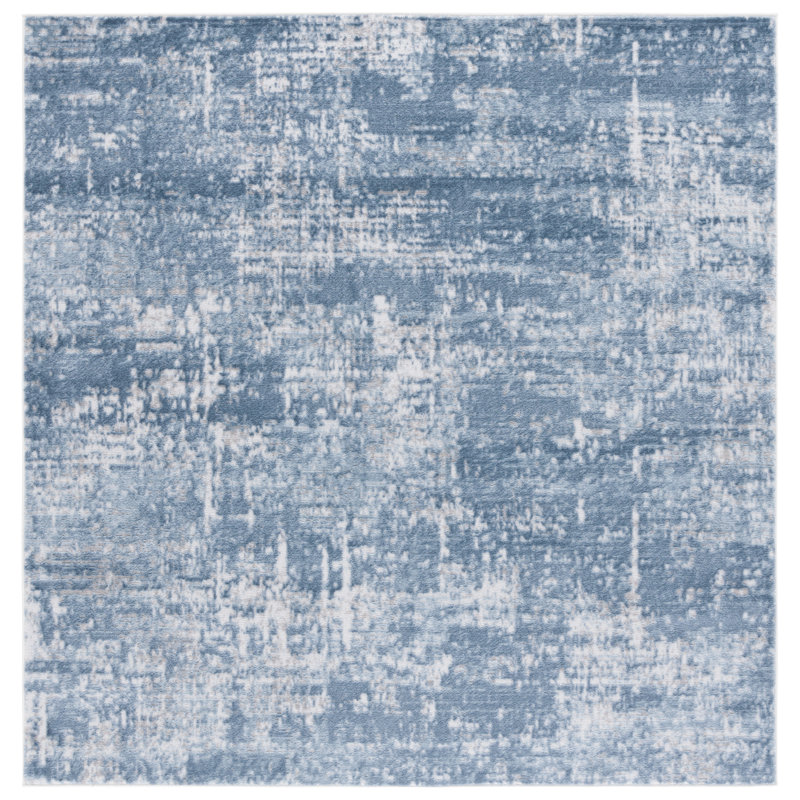 Amelia 700 Performance Abstract Rug, Square 5'3"