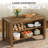 59 Inch Large Kitchen Island Table with 2-Tier Open Storage