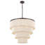 26" 5-Light Tiered Rope Drum Chandelier-1047239935