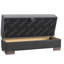 Repose-pieds avec rangement en polyester Primenest Skyhaven-1151372953
