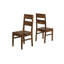 Ensemble repas en bois massif de six articles Gaige