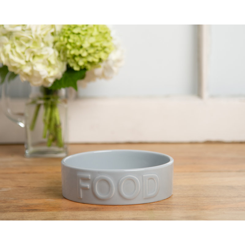 Bol pour animaux Classic Food, gris, Petit (2 tasses / 16 oz liquides)