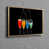 White Floater Framed