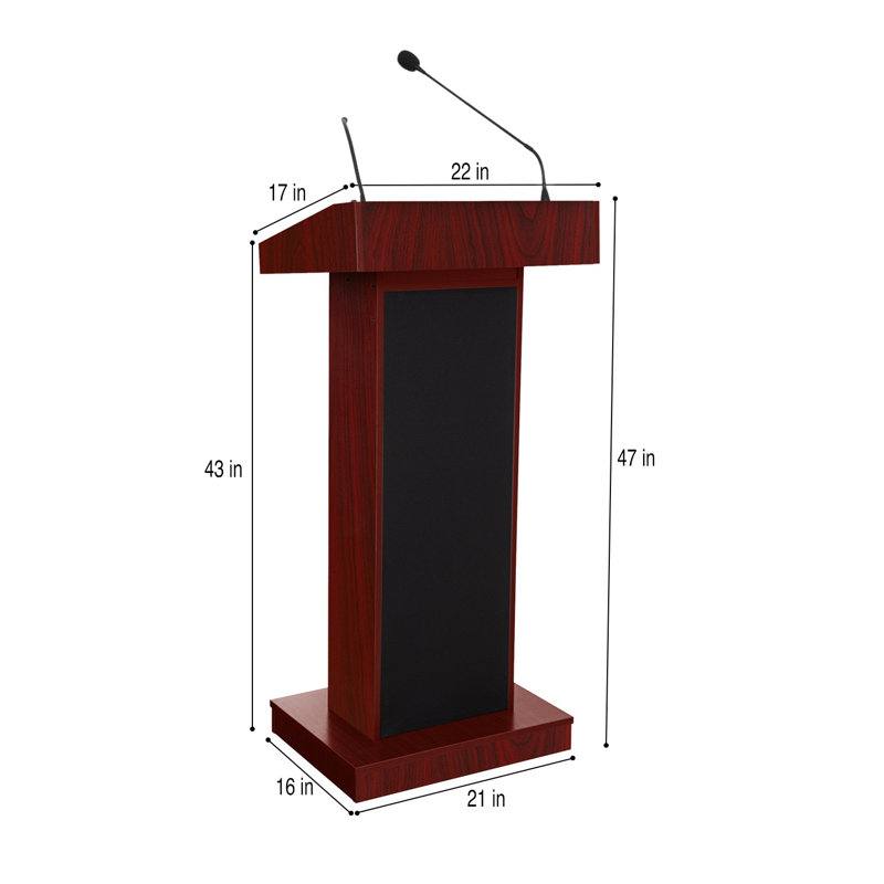 Lutrin Lincoln Acoustique, acajou