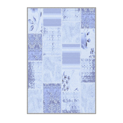 Antibacterial Woven Carpet (3D Digital Print) 4.0 x 5.9 Feet, 100% Polyester, Pile Height: 0.3 Inches | PVC Felt Dot Non-Slip Underside, Machine Washable, Perfect for Living Room & Bedroom Decor
