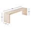 Plank Dining Bench-141850205