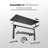 48'' W Adjustable Standing Desk With Keyboard Tray For Home Office-917880800