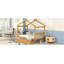 Lit simple en bois avec tiroirs