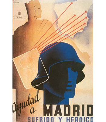 Aide à la torture et héroïque madrid-impression