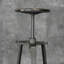 Hacienda Swivel Adjustable Height Counter Stool with Metal Frame-631529808