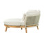 Lit de jour d'extérieur rond en bois d'acacia Kailani-128304990