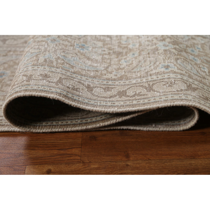 Tapis traditionnel délavé et délavé 10 x 13