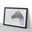 Giraffe Profile - Picture Frame Graphic Art Print-55732874-55732873