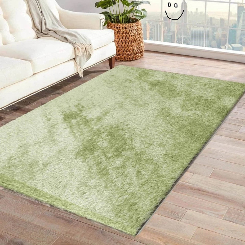Solid Colour Shag Area Rug, Rectangle 160 x 230cm