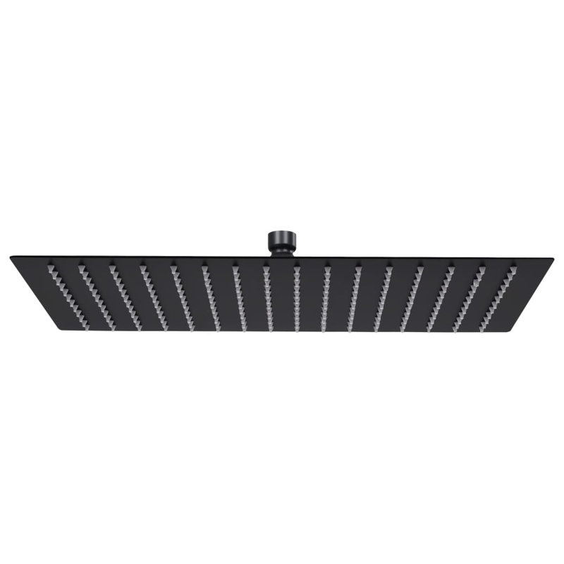 Ransome Rain Fixed Shower Head, Matte Black