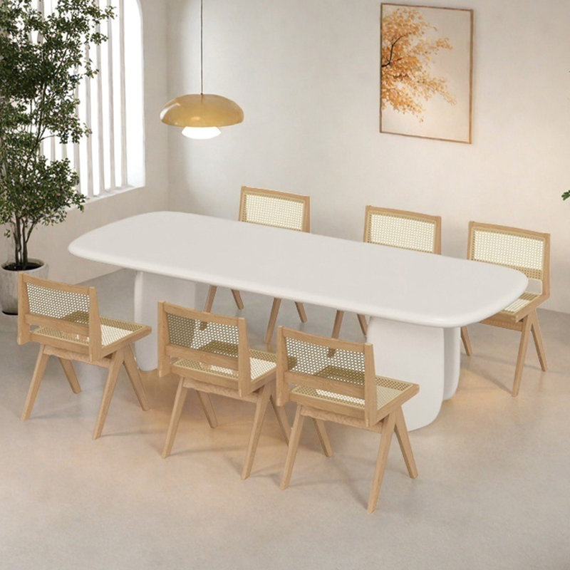Eco-friendly table set, 29.52"H x 86.61"L x 35.43"W