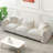 102.36" Sectional Sofa Boucle Couch-1960737181