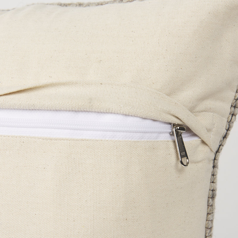 Wool Blend Reversible Pillow Cover