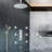 8 Inch Stainless Steel Shower System with Thermostatic Valve and Handheld Spray