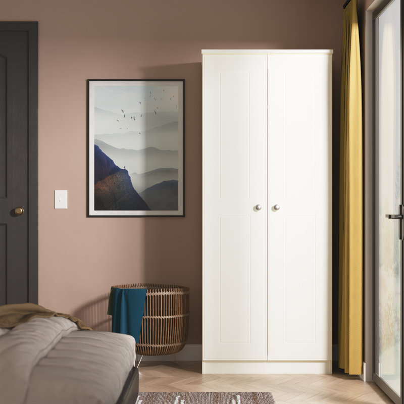 Conners Manufactured Wood Wardrobe, Cream Ash