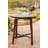 Ardoin Round Pine Outdoor Bar Table