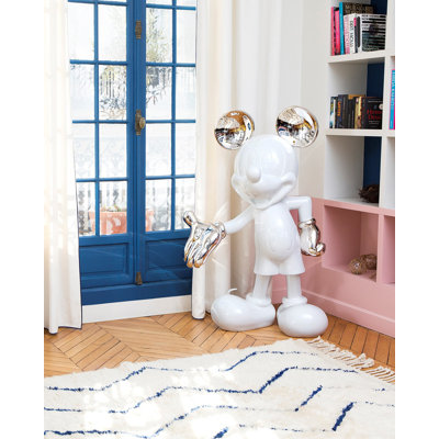 Mickey Mouse WELCOME White & Silver 55in