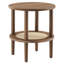 Table d'appoint ronde avec tablette en rotin Modway Torus-90623434